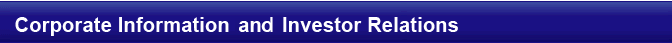 Corporate Information & Investor Relations