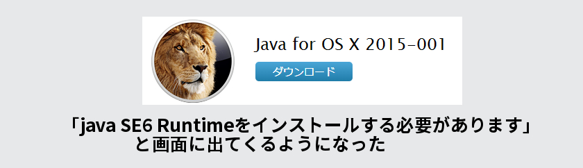  OSX(El Capitan）で使っていたソフトウェアが動かない