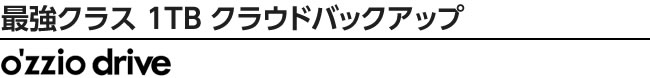 最強クラス 1TB クラウドバックアップ