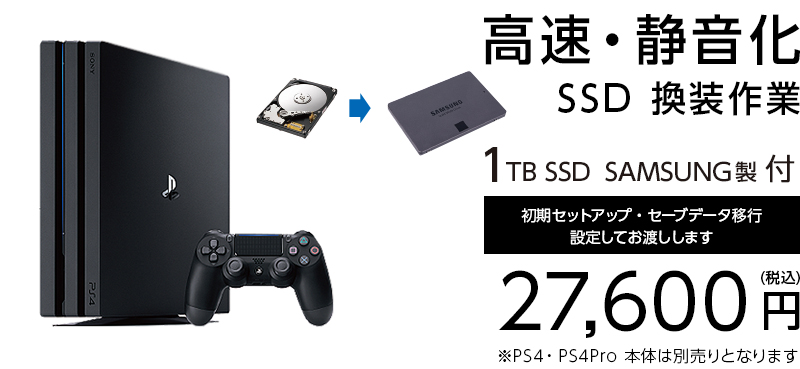 PlayStation®4 Pro  ジェットブラック　SSD換装 家庭用ゲーム本体 テレビゲーム 本・音楽・ゲーム 日本 安い