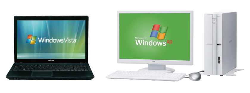 Windows Vista、Windows XPの画像